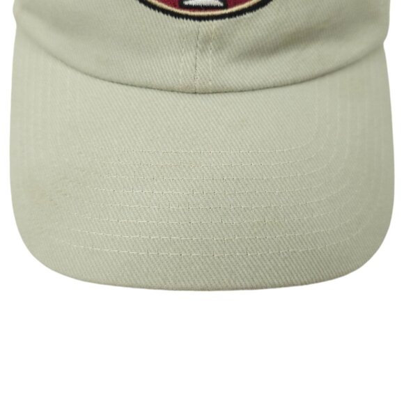 NFL San Francisco 49ers Football Adjustable Strapback Cap Baseball Hat Khaki - Picture 8 of 15